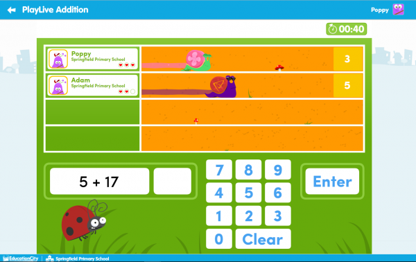 PlayLive Maths screenshot
