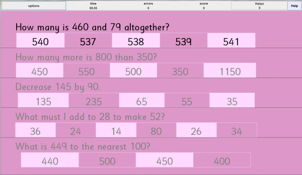 Numbershark difficult game worded problems