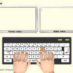 Student learns to type the a-z keys using our five scientifically structured phrases designed to teach the fingers of both hands to type symmetrically and simultaneously.