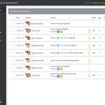 Image of teacher dashboard showing recent reading activity of students