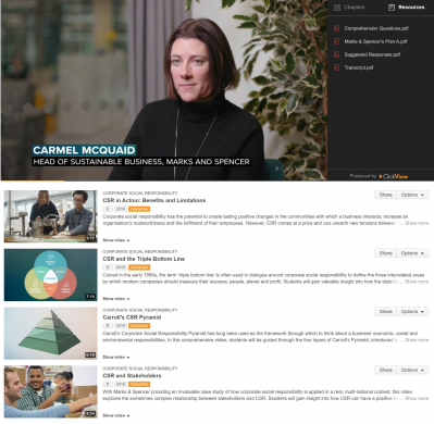 Example Video Content: CSR