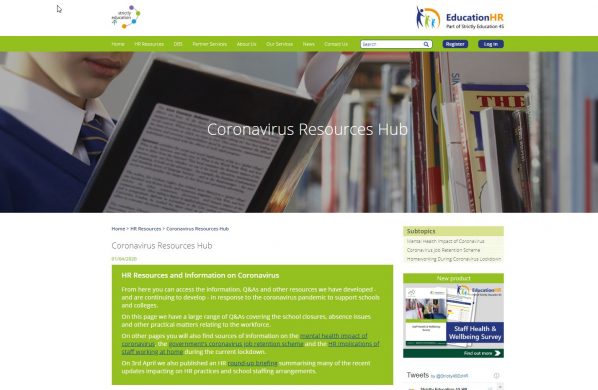 The HR Coronavirus Resource Hub