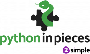 Python in Pieces logo