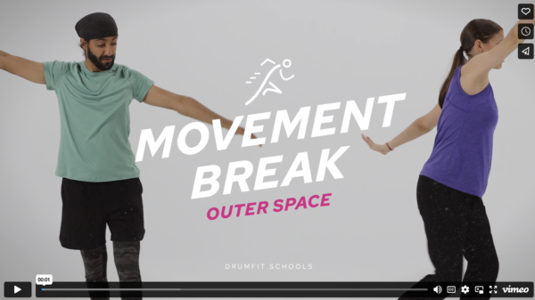 A picture of a move break video screen