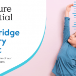 Image of a child standing next to a measuring stick with the text 'Measure Potential with Cambridge Primary Insight. Find out more at one of our introductory webinars.'